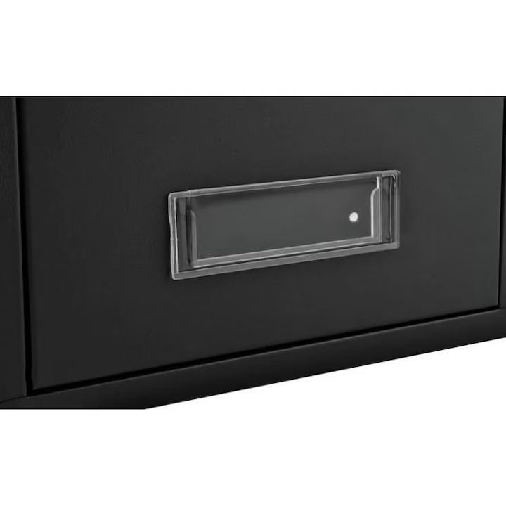 Cutie postala din otel galvanizat, 2 chei, accesorii montare, 21.5 x 8 x 32 cm, neagra
