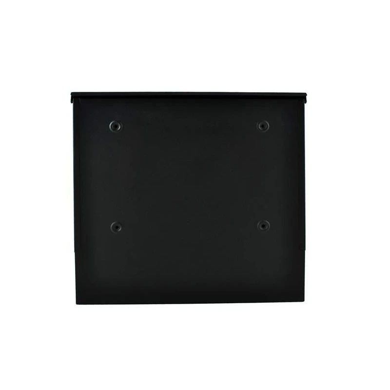 Cutie postala, design modern, 2 chei, suport ziare, capac rabatabil, otel galvanizat, 36.5 x 36.5 x 11 cm