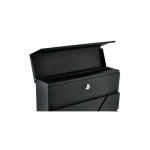 Cutie postala, design modern, 2 chei, suport ziare, capac rabatabil, otel galvanizat, 36.5 x 36.5 x 11 cm