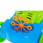 Masina de tuns iarba interactiva, generator baloane de sapun, muzica, solutie inclusa, cu baterii