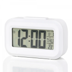 Ceas digital multifunctional led, ora, data, temperatura, alarma, lumina fundal, snooze, alb