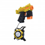 Set 2 arme de jucarie laser tag, efecte luminoase si sunete, baterii, 3 ani+