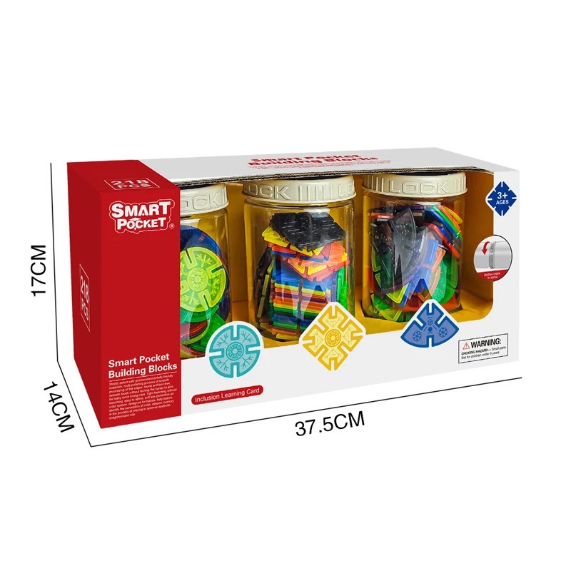 Set blocuri constructie, 218 piese diferite forme, jucarie steam, multicolor