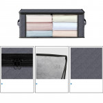Organizator textil imbracaminte, 35 litri, doua manere transport, fereastra transparenta, 50x35x20 cm