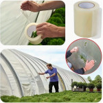 Banda adeziva reparatie crapatura folie solar, transparenta, 150 mm x 20 m
