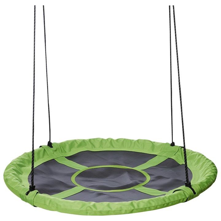 Leagan tip cuib de barza, diametru 100 cm, maxim 120 kg, ajustabil pe inaltime, protectie uv