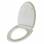 Capac de wc fosforescent, lumineaza turcoaz in intuneric, soft close