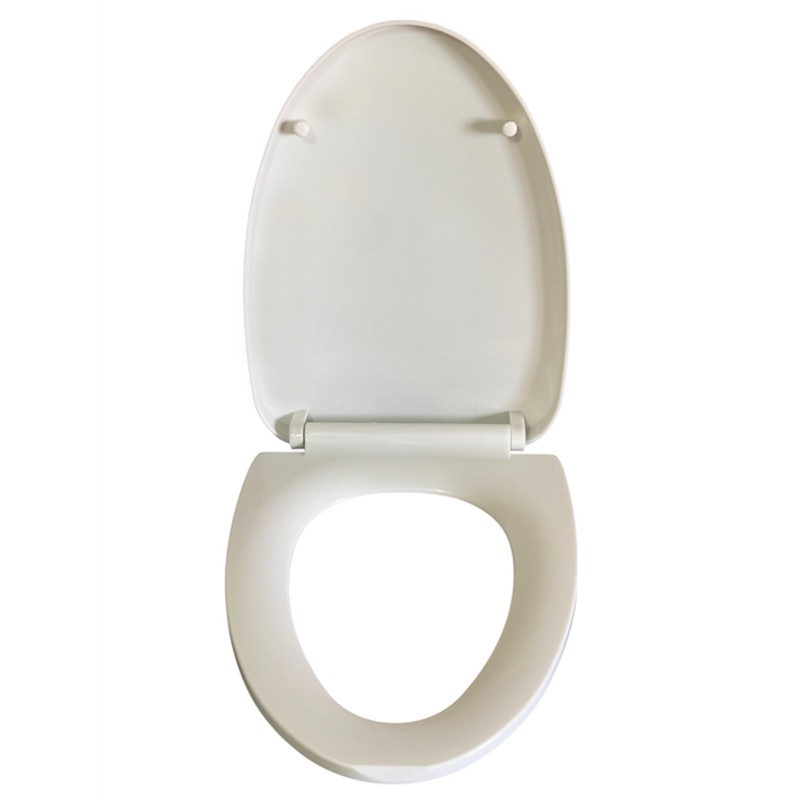 Capac de wc fosforescent, lumineaza turcoaz in intuneric, soft close