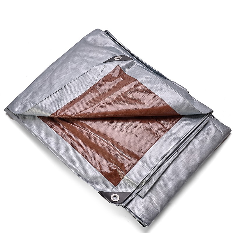 Prelata impermeabila 5x5 m, 210g/mp, pe, inele metalice 12 mm, rezistenta la inghet
