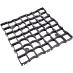 Grila eco p3 pentru parcare, 50x50x3 cm, rezistenta 180 tone/mp, negru