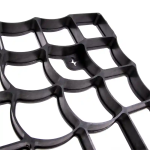 Grila eco p3 pentru parcare, 50x50x3 cm, rezistenta 180 tone/mp, negru