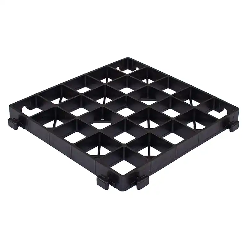 Pavela grila ecologica, capacitate 180 t/mp, gratar h30, 33x33x3 cm, pp si pe, neagra