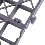 Pavela grila ecologica, capacitate 180 t/mp, gratar h30, 33x33x3 cm, pp si pe, neagra