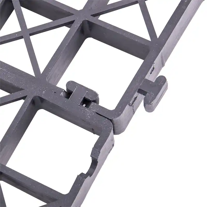 Pavela grila ecologica, capacitate 180 t/mp, gratar h30, 33x33x3 cm, pp si pe, neagra