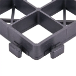 Pavela grila ecologica, capacitate 180 t/mp, gratar h30, 33x33x3 cm, pp si pe, neagra