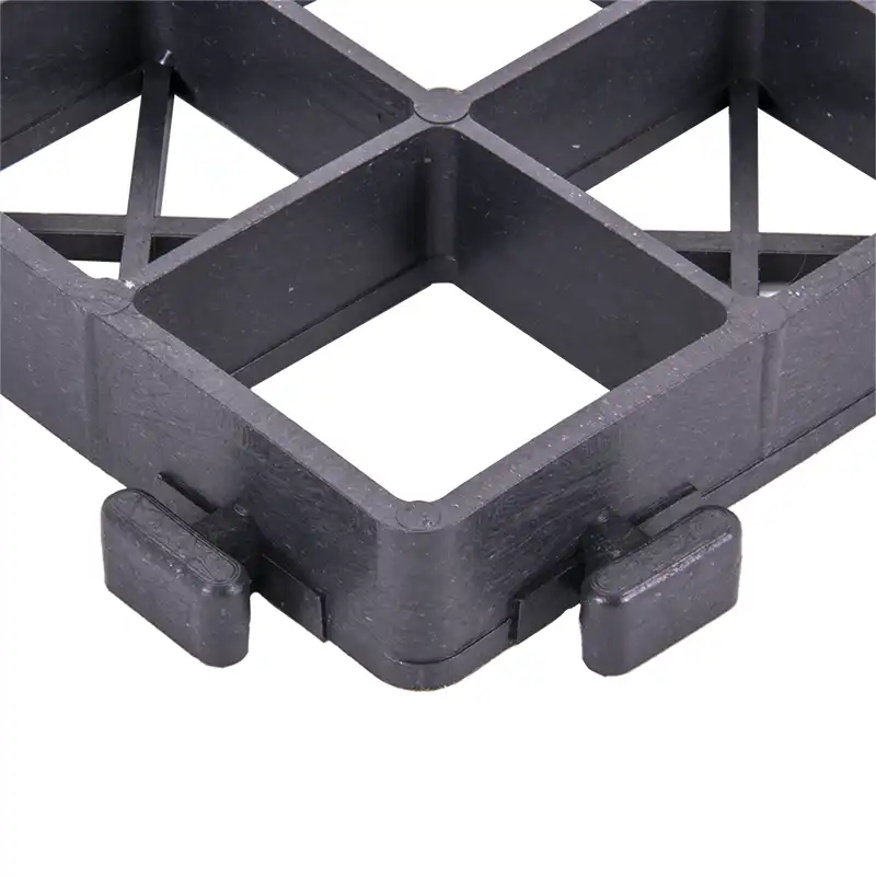 Pavela grila ecologica, capacitate 180 t/mp, gratar h30, 33x33x3 cm, pp si pe, neagra
