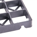 Pavela grila ecologica, capacitate 180 t/mp, gratar h30, 33x33x3 cm, pp si pe, neagra