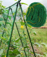 Spalier tip a pentru gradina, suport plante cataratoare, inaltime 150 cm, plasa polietilena 1,5x2,6 m