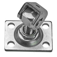 Balama poarta, galvanizata, filet m16, 75x55 mm, lugime reglabila 40-60 mm