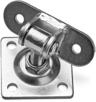 Balama reglabila cu placa 80x80 mm, filet de 16 mm, reglabila, lungime tija 45 – 65 mm, otel galvanizat