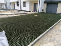 Pavaj ecologic parcari, grila tip fagure, 60x40x4 cm, 480 tone/mp, plastic verde