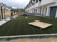 Pavaj ecologic parcari, grila tip fagure, 60x40x4 cm, 480 tone/mp, plastic verde