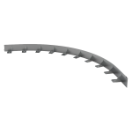 Bordura separator gazon, inaltime 48 mm, lungime 1022.5 mm, otel galvanizat, argintiu
