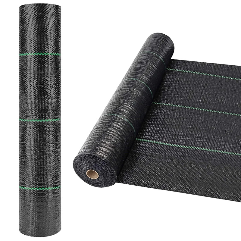 Folie agrotextil, antiburuieni, filtru uv, 1.1x50 metri, 100 g/mp, polipropilena