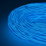 Kit fir luminos el wire, lungime 2 metri, invertor inclus culoare albastru