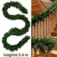 Ghirlanda decorativa royal forest, brad artificial dens, lungime 5.4 m, textura realista