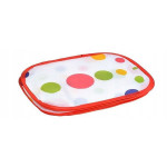 Cort tarc pliabil pentru copii, model cu buline, 90 x 30 cm, multicolor, 3 ani+
