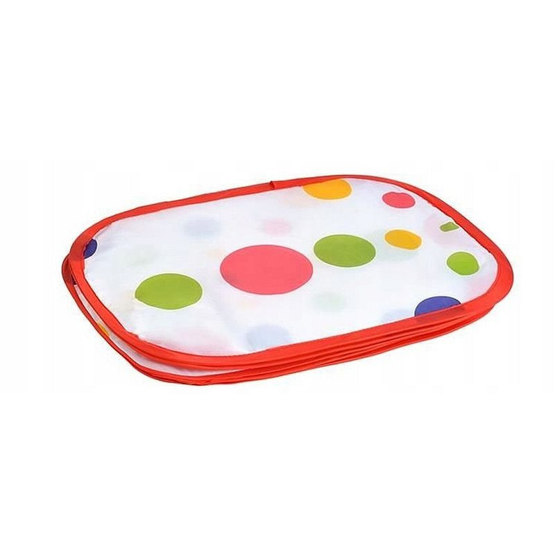 Cort tarc pliabil pentru copii, model cu buline, 90 x 30 cm, multicolor, 3 ani+