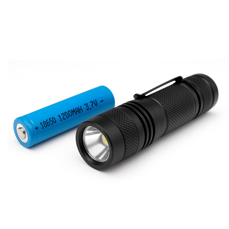Acumulator li-ion 18650, capacitate 1200 mah, 3.7v, albastru