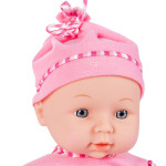 Papusa bebelus interactiva, sunete realiste, inaltime 34 cm, imbracaminte detasabila