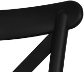 Scaun de bucatarie, stil clasic, inaltime 88 cm, polipropilena, negru