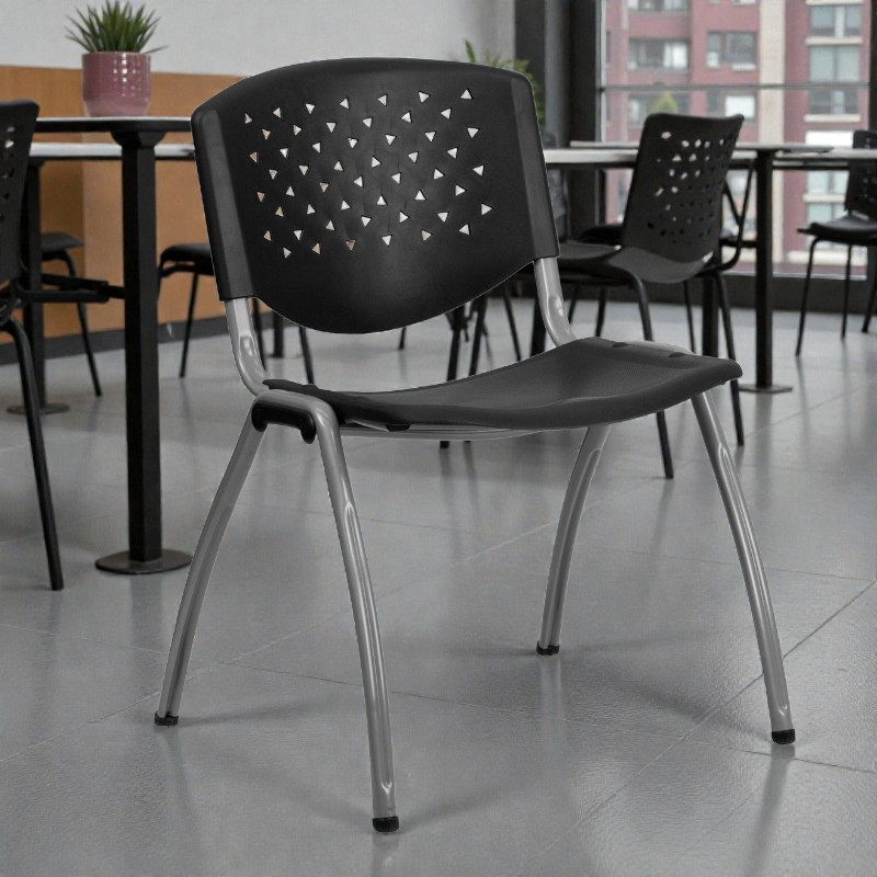 Scaun terasa, bucatarie, spatar si sezut pp, model perforat, inaltime 82 cm