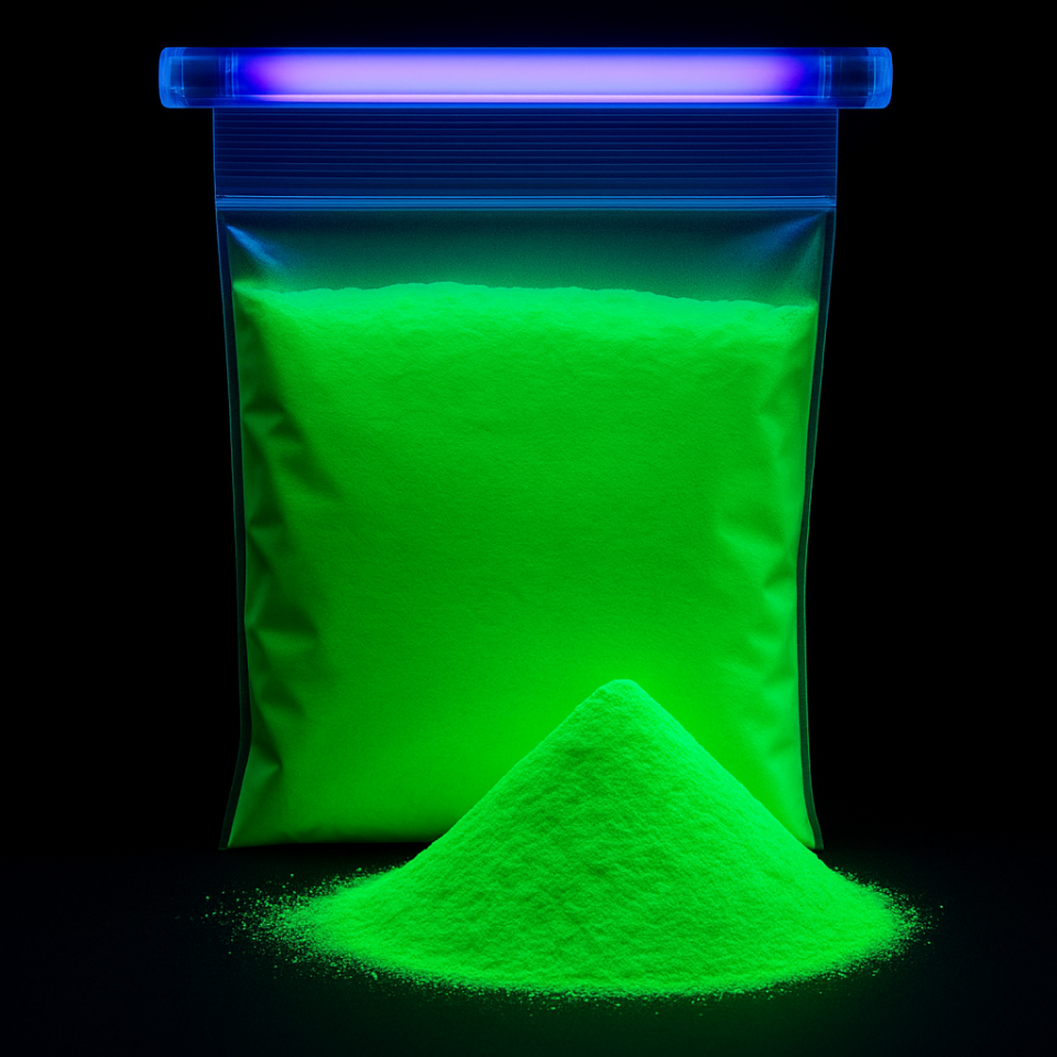 Pigment verde fluorescent reactiv uv cantitate 1000 gr
