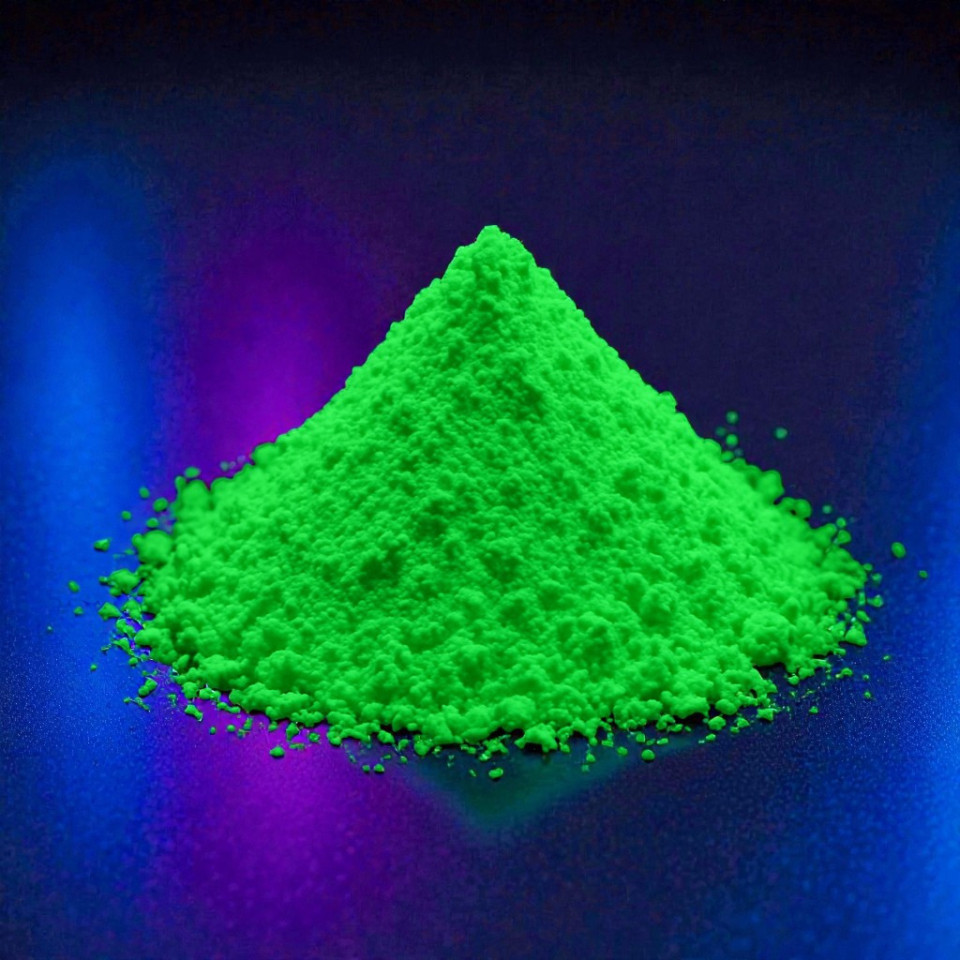 Pigment verde fluorescent reactiv uv cantitate 1000 gr