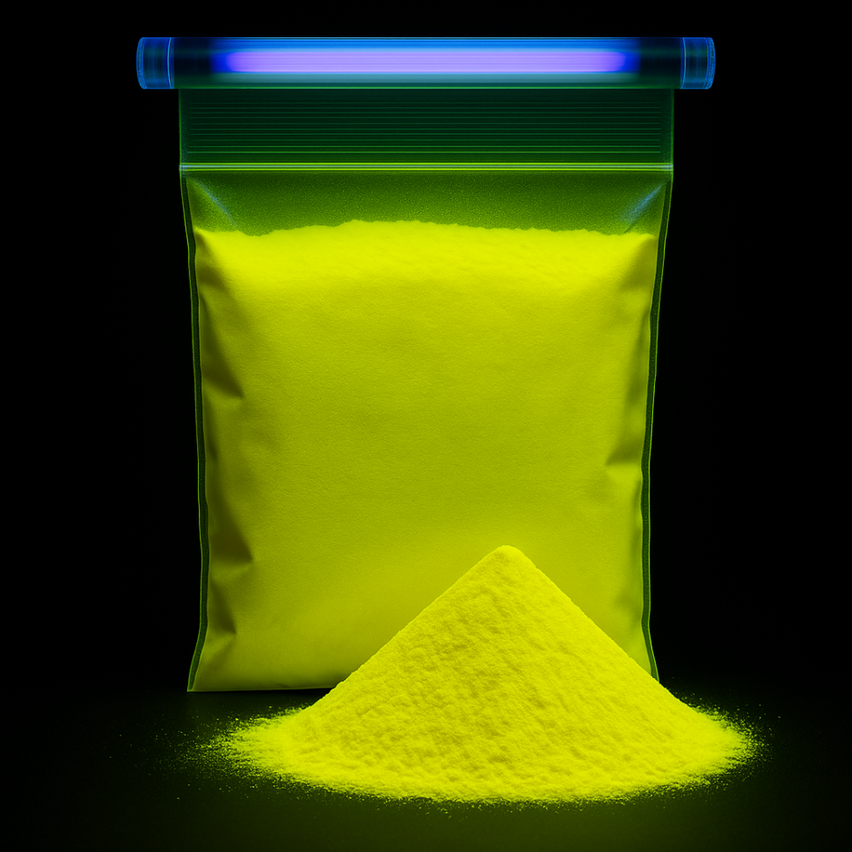 Pigment galben fluorescent reactiv uv cantitate 1000 gr