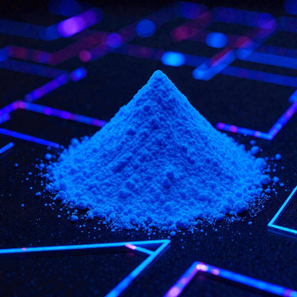 Pigment albastru fluorescent reactiv uv cantitate 100 gr