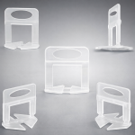 Clipsuri pro pentru nivelare placi ceramice, rost 2 mm, set 100 bucati