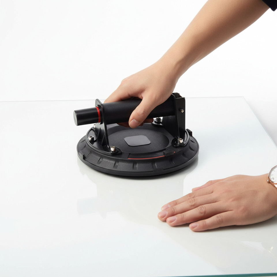 Ventuza pro pentru ridicare placi gresie, diametru 20 cm, prindere sigura