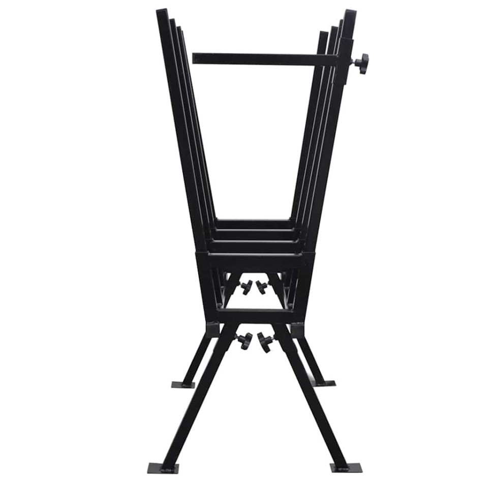 Suport metalic tip capra pentru taiat lemne – otel, capacitate 400 kg, stabil, 76 x 50 x 103 cm