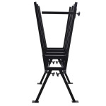Suport metalic tip capra pentru taiat lemne – otel, capacitate 400 kg, stabil, 76 x 50 x 103 cm