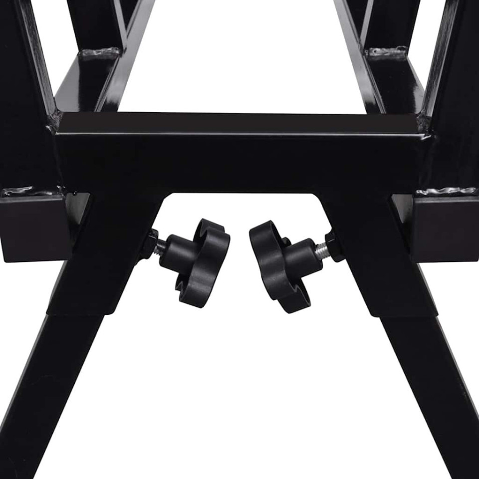 Suport metalic tip capra pentru taiat lemne – otel, capacitate 400 kg, stabil, 76 x 50 x 103 cm