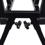 Suport metalic tip capra pentru taiat lemne – otel, capacitate 400 kg, stabil, 76 x 50 x 103 cm
