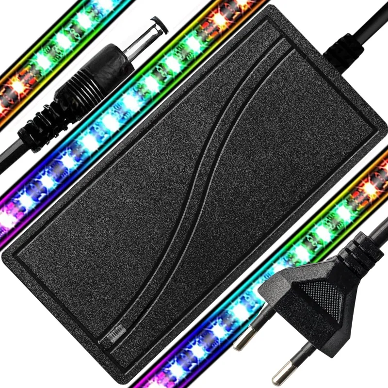 Incarcator benzi led rgb 60w – alimentator 12v dc 5a, mufa 2.1 x 5.5 mm