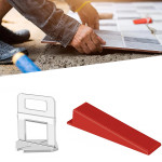 Kit pro 500 clipsuri rost 1.5 mm, 100 pene pentru nivelare placi