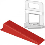 Sistem pro nivelare placi ceramice, cleste, 500 clipsuri 2 mm, 100 pene