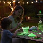 Pigment fosforescent verde baza de apa cantitate 1000 gr